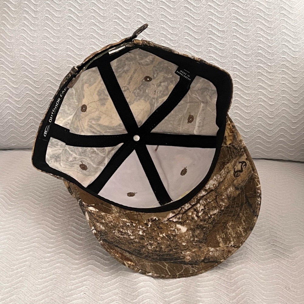Brown Camouflage Baseball Hat - Picture 5 of 6